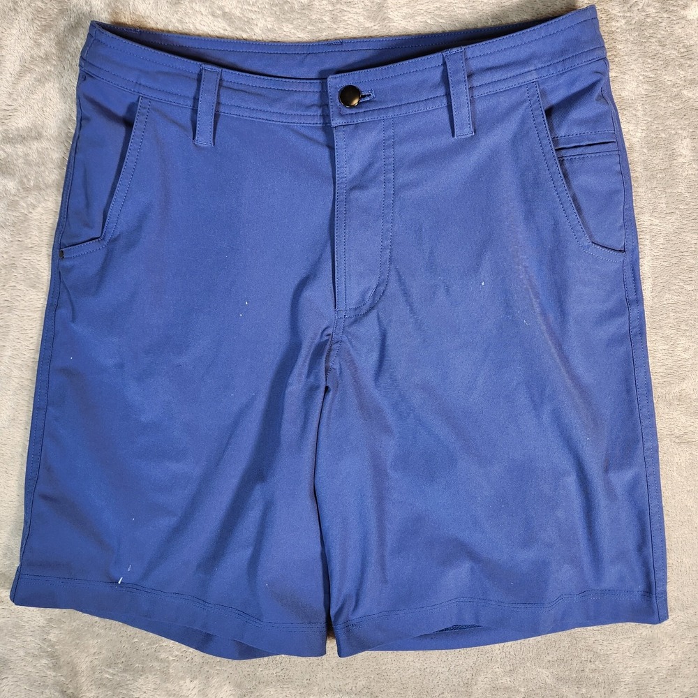 Lululemon Shorts Men's 30X9‎ Blue Classic Flat Front Chino